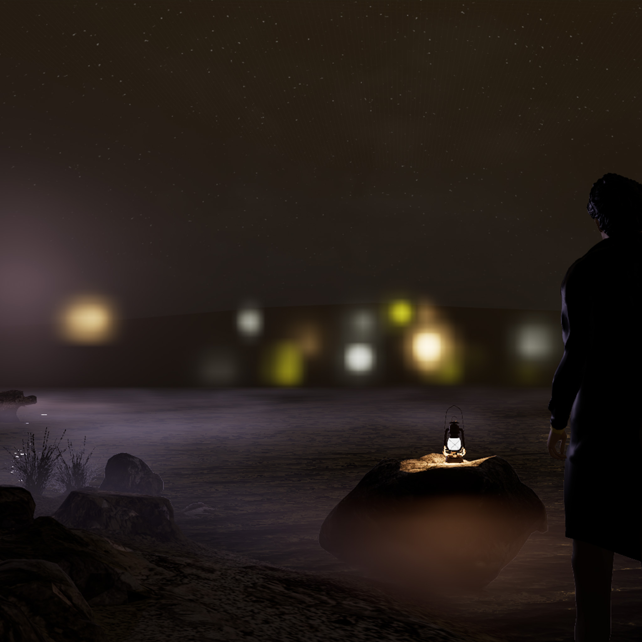 Expérience en réalité virtuelle Pour Combien ? Deux grottes et un lac 